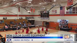 Urbana Highschool color guard coach  gets grant