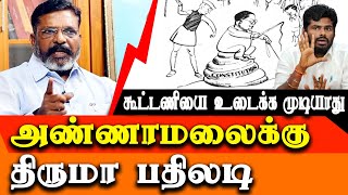 Thol Thirumavalavan takes on BJP K Annamalai on his statement about I.N.D.I alliance