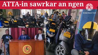 Sawrkar thu chhuahah, Two Wheeler Taxi hruaitute kan kawm. Taxi rawng inang vek tur a tih an ni.