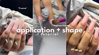 My Secret To Smooth Application Crispy Shape Acrylic Nail Tutorial Beginner Friendly