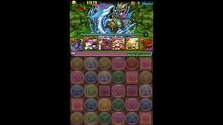 パズドラ　【 風の竜騎姫 】 闇シヴァ ＆ 赤おでん　ノーコン攻略　周回パーティー