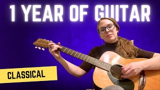 my first year of learning guitar (adult beginner, realistic)