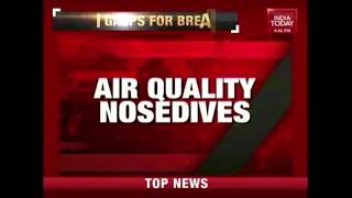 Delhi Choked: Air Quality Nosedives Post Diwali