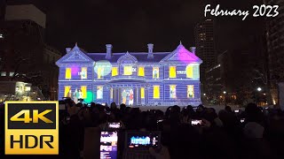 [4K HDR] さっぽろ雪まつり2023 大通会場を散策 / Strolling around Sapporo Snow Festival Odori Venue (Hokkaido, Japan)