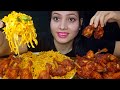 Eating Fried Masala Maggi, Chicken Lollipop | Indian Food Eating Mukbang | Foodie JD