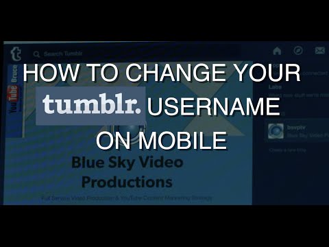 How to change your Tumblr username on mobile (iphone or android) How to change your Tumblr username on mobile (iphone or android)