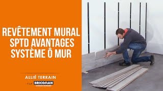 Allié Terrain : Revêtement mural - SPTD - Avantage système Ô Mur