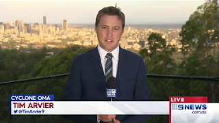 Cyclone Oma lurks off Queensland’s coastline