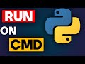 How To Run Python Scripts With The Command Prompt on Windows (+ Export Results into .txt file)