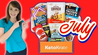 July Keto Krate Unboxing | Low Carb Snacks