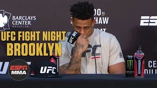 Greg Hardy Post-Fight Press Conference | UFC Fight Night: Brooklyn | ESPN MMA
