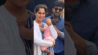 చిన్నారి క్లీంకారతో రామ్ చరణ్ ఉపాసన ❤️😍 | #ramcharan #upasana #daughter #klinkaara #love #yt #shorts