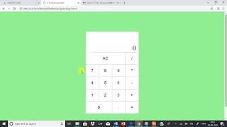 web lab program 1 Write a JavaScript to design a simple calculator
