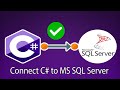 C# Windows Form Connect to SQL Server Database | C# Tutorial