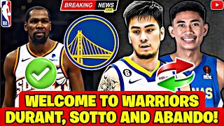 🏀 Pump! Kevin Durant, Kai Sotto and Abando: the trio that can change everything against the Warriors