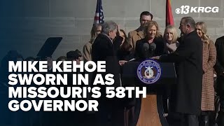 Mike Kehoe sworn in as Missouri's 58th governor, emphasizes public safety