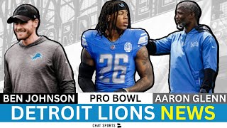 Detroit Lions News: Ben Johnson & Aaron Glenn Interview With Commanders, Jahmyr Gibbs Pro Bowl