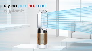 Dyson Pure Hot + Cool Cryptomic™. Projects purified air throughout your room