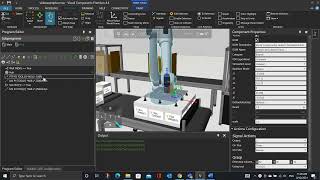 Robot Programming - Simulating Multi-grasp using Visual Components