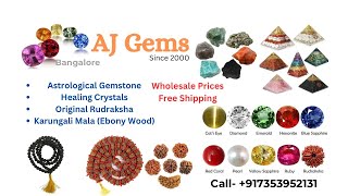 AJ Gems | Astrological Gemstones ,Crystals \u0026 Original Rudraksha | Astrology \u0026 Gemstone Consultation