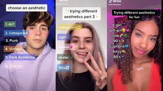 Trying different Aesthetics ๐ผ TIKTOK Challenge - YES ERIC | TIKTOK Compilation