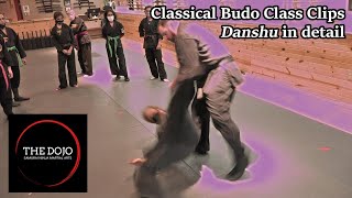 Budo Class Clips.  Sleeve grab and punch options of self-defense.