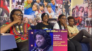 Africans react to Arijit Singh with his soulful performance | 6th Royal Stag Mirchi Music Awards