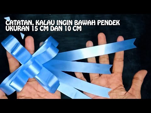 🎀 DIY BOW 🎀 Kreasi Mudah Membuat Pita Kado , Kreasi Pita Jepang ...