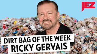Ricky Gervais' Transphobic Jokes Earn Him Dirt Bag of the Week!