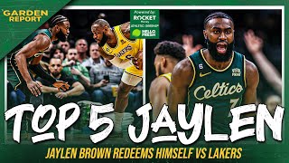 Jaylen Brown HEATS UP in Celtics Win vs Lakers