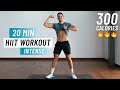 20 Min Fat Burning HIIT Workout -  Full body Cardio, No Equipment, No Repeat
