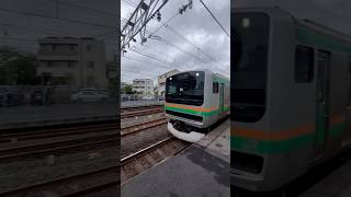 東北線542M列車久喜駅入線