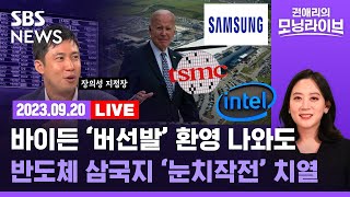 [LIVE] 미국 공장 진행 '미적미적…반도체 업계 들었다 놓은 TSMC 속내는? (ft. 장의성 미래에셋 반포WM 지점장) / SBS / 권애리의 모닝라이브 / 경제자유살롱