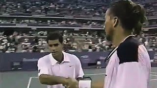 Pete Sampras vs Patrick Rafter 1998 US Open SF Highlights