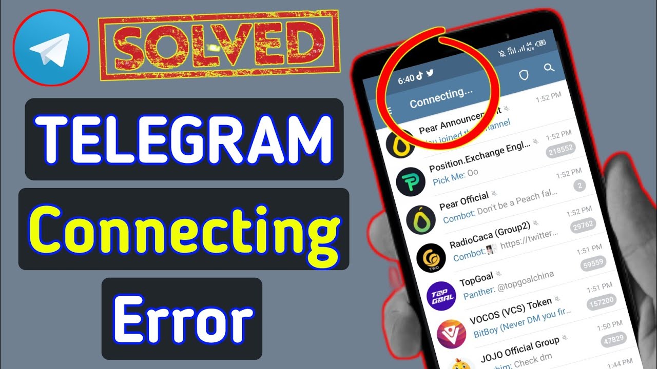 How To Fix Telegram Connecting Issue | Fix Telegram Not Working - YouTube