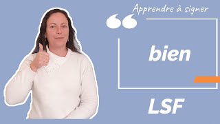 Signer BIEN en LSF (langue des signes française). Apprendre la LSF par configuration