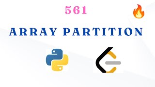 Data Structures and Algorithms: 561: Array Partition