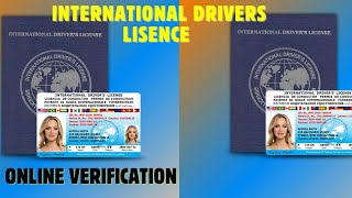 How to create international driving licence for online Verification in Kenya for free