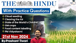 The Hindu Newspaper Analysis | 21 Nov 2024 | Current Affairs Today | Daily Current Affairs | StudyIQ