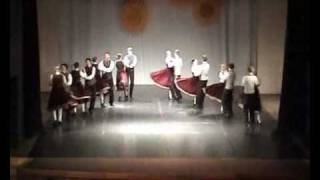 Latvian folk dance group \