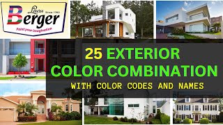 Colour combination for house exterior painting / Berger paints exterior house painting color ideas