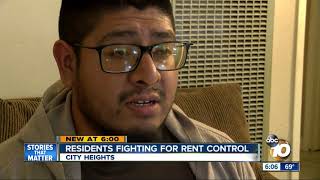 Residents fighting for rent control