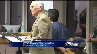 PBSO deputy charged after domestic incident