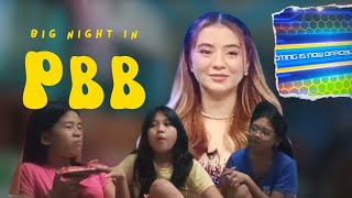 PBB Big Night Reaction