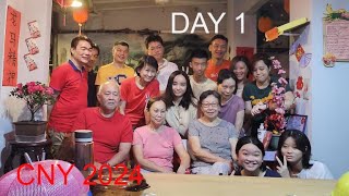 CNY 2024 Celebration Family Yau | DAY 1 | Reunion Dinner