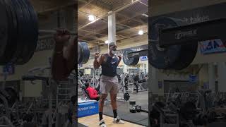 355(8×) high bar squat