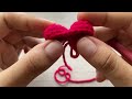 teje un lindo tulipán que oculta un corazón 💘 san valentin tutorial crochet flores tejidas 🌷