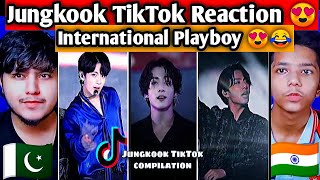 Pakistani reacts to Jungkook TikTok |💜| BTS JUNGKOOK | Dab Reaction