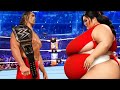 WWE 2K24 - Great Khali Vs Sumo Girl : Intergender Match | WWE2K