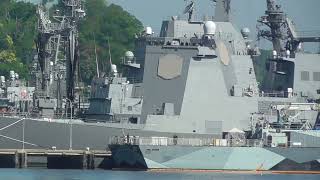 JS Maya (DDG-179) Hoist the ensign